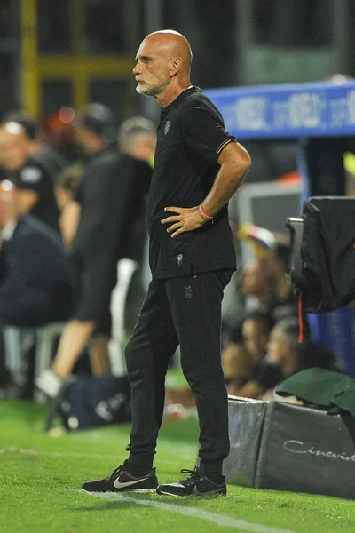 Marco Baroni Trainer Von Lecce Während Des Spiels Der Italienischen — Stockfoto