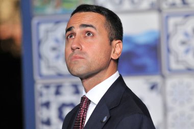 Sorrento 'da düzenlenen G20 Ticaret ve Yatırım sırasında Luigi Di Maio Dışişleri Bakanı ve Uluslararası İşbirliği Bakanı.