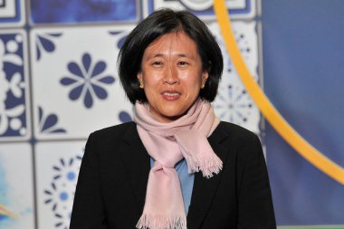 Katherine Tai U.S. ticaret temsilcisi, Sorrento 'da düzenlenen G20 Ticaret ve Yatırım sırasında. Sorrento, İtalya, 11 Ekim 2021. (Fotoğraf: Vincenzo Izzo / Sipa USA)