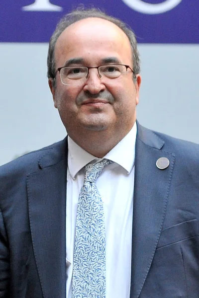 Kulturminister Miquel Iceta Während Der Konferenz Der Kulturminister Des Mittelmeerraums — Stockfoto