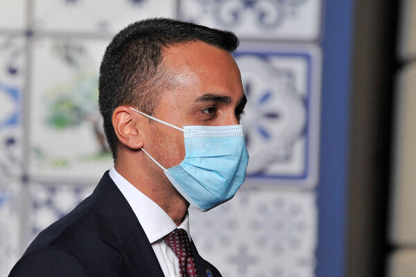 Luigi Di Maio Minister of Foreign Affairs and International Cooperation, during the G20 Trade and Investment held in Sorrento.