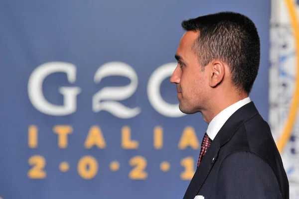Luigi Maio Ministro Asuntos Exteriores Cooperación Internacional Durante G20 Comercio — Foto de Stock