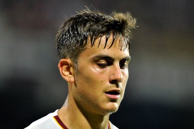 Roma 'nın Paulo Dybala oyuncusu, İtalya' nın Serie A ligi maçında Salernitana ile Romanların final maçı Salernitana 0, Roma 1, Arechi Stadyumu 'nda oynanan karşılaşma sırasında.