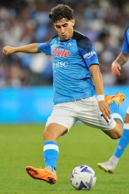 Napoli 'den Lorenzo Russo, Napoli ile Juve Stabia arasındaki dostluk maçı sonucu, Napoli 3, Juve Stabia 0, Diego Armando Maradona Stadyumu' nda oynandı..