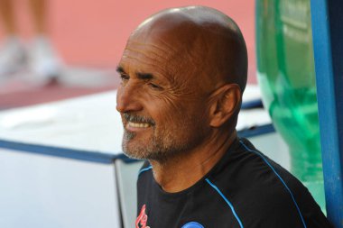 Napoli 'nin koçu Luciano Spalletti, Napoli ile Juve Stabia arasındaki dostluk maçı sonucu, Napoli 3, Juve Stabia 0, Diego Armando Maradona Stadyumu' nda oynandı..