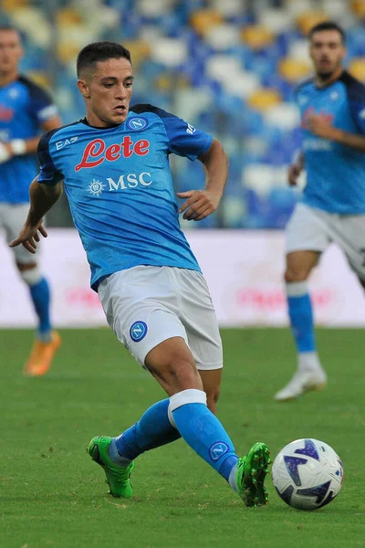 Giacomo Raspadori Joueur Napoli Lors Match Amical Entre Napoli Juve — Photo