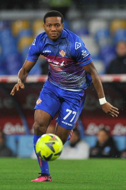 David Okereke Player of Cremonese, during the round of 16 match of the Italian Cup, between Napoli vs Cremonese, result of regulation time 2-2, but with the defeat on penalties for Napoli, with final result Napoli 6 - Cremonese 7. Match played at the