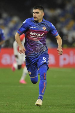 Andr-Frank Zambo Anguissa player of Napoli, during the match of the Italian Serie A league between Napoli vs Cremonese final result, Napoli 3, Cremonese 0, match played at the Diego Armando Maradona stadium