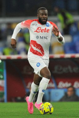 Andr-Frank Zambo Anguissa player of Napoli, during the match of the Italian Serie A league between Napoli vs Cremonese final result, Napoli 3, Cremonese 0, match played at the Diego Armando Maradona stadium