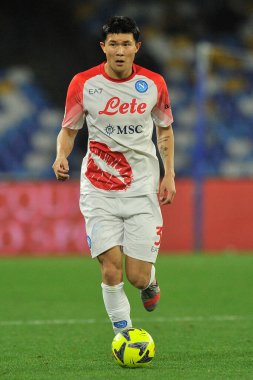 Kim Min-Jae Player of Napoli, during the round of 16 match of the Italian Cup, between Napoli vs Cremonese, result of regulation time 2-2, but with the defeat on penalties for Napoli, with final result Napoli 6 - Cremonese 7. Match played at the Dieg