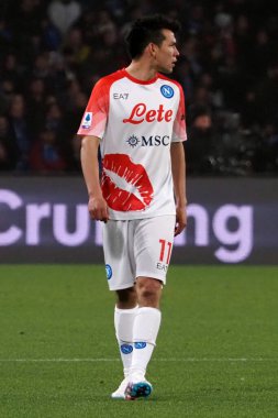 Hirving Lozano player of Napoli, during the match of the Italian Serie A league between Napoli vs Cremonese final result, Napoli 3, Cremonese 0, match played at the Diego Armando Maradona stadium.