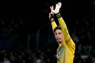Marco Carnesecchi player of Cremonese, during the match of the Italian Serie A league between Napoli vs Cremonese final result, Napoli 3, Cremonese 0, match played at the Diego Armando Maradona stadium.