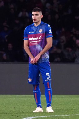 Johan Vsquez player of Cremonese, during the match of the Italian Serie A league between Napoli vs Cremonese final result, Napoli 3, Cremonese 0, match played at the Diego Armando Maradona stadium