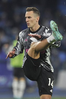 Arkadiusz Milik player of Juventus, during the match of the Italian Serie A league between Napoli vs Juventus final result, Napoli 5, Juventus 1, match played at the Diego Armando Maradona stadium.