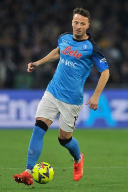 Amir Rrahmani player of Napoli, during the match of the Italian Serie A league between Napoli vs Juventus final result, Napoli 5, Juventus 1, match played at the Diego Armando Maradona stadium.