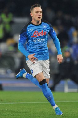 Piotr Zieliski player of Napoli, during the match of the Italian Serie A league between Napoli vs Juventus final result, Napoli 5, Juventus 1, match played at the Diego Armando Maradona stadium