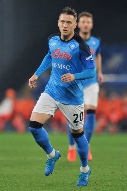 Piotr Zieliski player of Napoli, during the match of the Italian Serie A league between Napoli vs Juventus final result, Napoli 5, Juventus 1, match played at the Diego Armando Maradona stadium