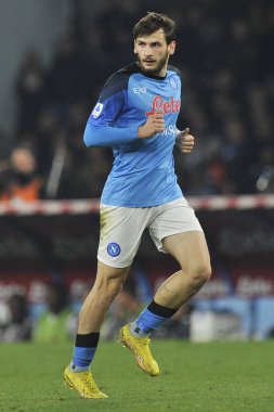 Khvicha Kvaratskhelia player of Napoli, during the match of the Italian Serie A league between Napoli vs Juventus final result, Napoli 5, Juventus 1, match played at the Diego Armando Maradona stadium.