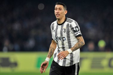 Angel Di Maria player of Juventus, during the match of the Italian Serie A league between Napoli vs Juventus final result, Napoli 5, Juventus 1, match played at the Diego Armando Maradona stadium.