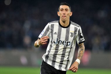 Angel Di Maria player of Juventus, during the match of the Italian Serie A league between Napoli vs Juventus final result, Napoli 5, Juventus 1, match played at the Diego Armando Maradona stadium.