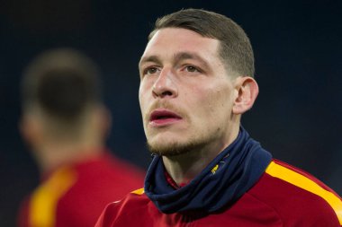 Andrea Belotti player of Roma, during the match of the Italian Serie A league between Napoli vs Roma final result, Napoli 2, Roma 1, match played at the Diego Armando Maradona stadium.