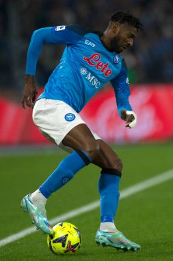 Andr-Frank Zambo Anguissa player of Napoli, during the match of the Italian Serie A league between Napoli vs Roma final result, Napoli 2, Roma 1, match played at the Diego Armando Maradona stadium