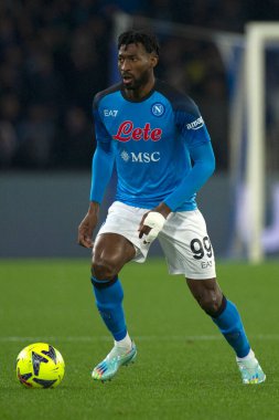 Andr-Frank Zambo Anguissa player of Napoli, during the match of the Italian Serie A league between Napoli vs Roma final result, Napoli 2, Roma 1, match played at the Diego Armando Maradona stadium