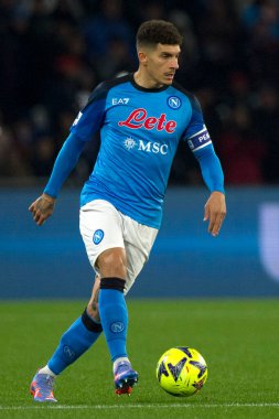 Giovanni Di Lorenzo player of Napoli, during the match of the Italian Serie A league between Napoli vs Roma final result, Napoli 2, Roma 1, match played at the Diego Armando Maradona stadium.