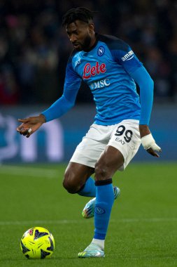 Andr-Frank Zambo Anguissa player of Napoli, during the match of the Italian Serie A league between Napoli vs Roma final result, Napoli 2, Roma 1, match played at the Diego Armando Maradona stadium