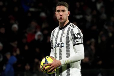 Duan Vlahovi player of Juventus, during the match of the Italian Serie A league between Salernitana vs Juventus final result, Salernitana 0,Juventus