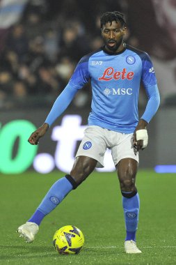 Andr-Frank Zambo Anguissa player of Napoli, during the match of the Italian Serie A league between Salernitana vs Napoli final result, Salernitana 0, Napoli 2, match played at the Arechi stadium