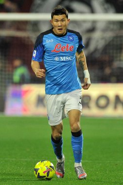 Kim Min-Jae player of Napoli, during the match of the Italian Serie A league between Salernitana vs Napoli final result, Salernitana 0, Napoli 2, match played at the Arechi stadium.
