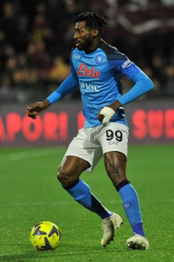 Andr-Frank Zambo Anguissa player of Napoli, during the match of the Italian Serie A league between Salernitana vs Napoli final result, Salernitana 0, Napoli 2, match played at the Arechi stadium