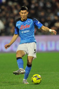 Kim Min-Jae player of Napoli, during the match of the Italian Serie A league between Salernitana vs Napoli final result, Salernitana 0, Napoli 2, match played at the Arechi stadium.