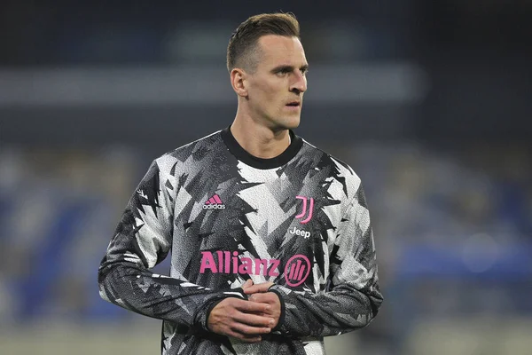 Arkadiusz Milik player of Juventus, during the match of the Italian Serie A league between Napoli vs Juventus final result, Napoli 5, Juventus 1, match played at the Diego Armando Maradona stadium.