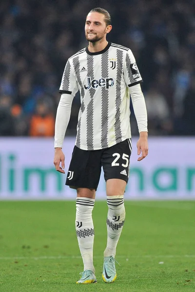Adrien Rabiot player of Juventus, during the match of the Italian Serie A league between Napoli vs Juventus final result, Napoli 5, Juventus 1, match played at the Diego Armando Maradona stadium.