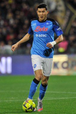 Kim Min-Jae player of Napoli, during the match of the Italian Serie A league between Salernitana vs Napoli final result, Salernitana 0, Napoli 2, match played at the Arechi stadium.