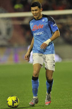 Kim Min-Jae player of Napoli, during the match of the Italian Serie A league between Salernitana vs Napoli final result, Salernitana 0, Napoli 2, match played at the Arechi stadium.