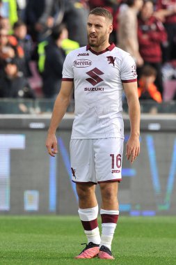 Krzysztof Pitek player of Salernitana, during the match of the Italian Serie A league between Salernitana vs Torino final result, Salernitana 1, Torino 1, match played at the Arechi stadium