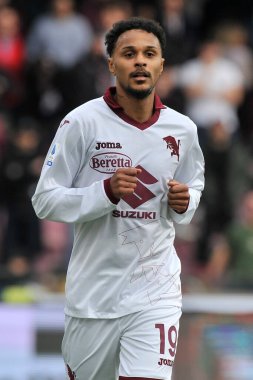 Valentino Lazaro player of Torino, during the match of the Italian Serie A league between Salernitana vs Torino final result, Salernitana 1, Torino 1, match played at the Arechi stadium.
