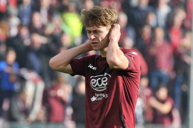 Hans Nicolussi Caviglia player of Salernitana, during the match of the Italian Serie A league between Salernitana vs Torino final result, Salernitana 1, Torino 1, match played at the Arechi stadium.