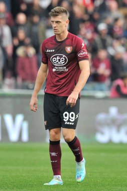 Krzysztof Pitek player of Salernitana, during the match of the Italian Serie A league between Salernitana vs Torino final result, Salernitana 1, Torino 1, match played at the Arechi stadium