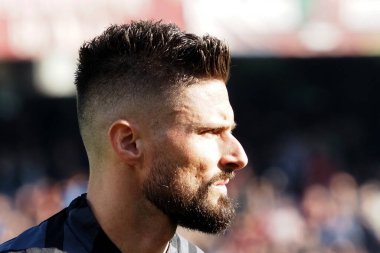 Olivier Giroud player of Milan, during the match of the Italian Serie A league between Salernitana vs Milan final result, Salernitana 1, Milan 1, match played at the Arechi Stadium.