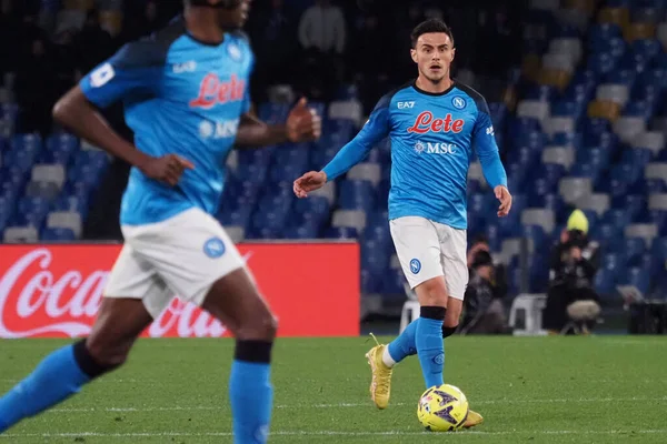 Eljif Elmas Joueur Napoli Lors Match Ligue Italienne Serie Entre — Photo