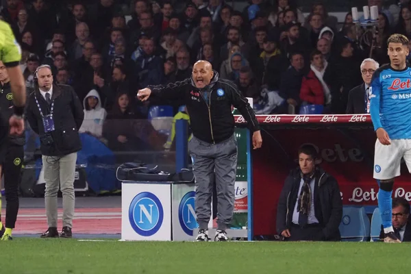 stock image Luciano Spalletti player of Napoli, during the match of the Italian Serie A league between Napoli vs Atalanta final result, Napoli 2, Atalanta 0, match played at the Diego Armando Maradona stadium.