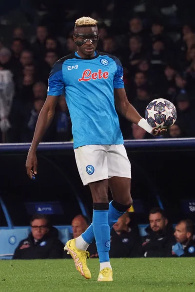Victor Osiimhen Spieler Von Napoli Während Des Uefa Champions League — Stockfoto