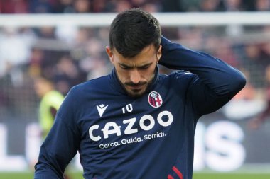 Nicola Sansone player of Bologna, during the match of the Italian Serie A league between Salernitana vs Bologna final result, Salernitana 2, Bologna 2, match played at the Arechi stadium. clipart