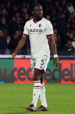 Adama Soumaoro player of Bologna, during the match of the Italian Serie A league between Salernitana vs Bologna final result, Salernitana 2, Bologna 2, match played at the Arechi stadium. clipart