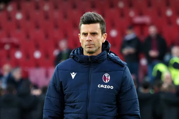 Thiago Motta 'nın Bologna koçu, İtalya Serie A Ligi maçında Salernitana - Bologna final maçı, Salernitana 2, Bologna 2, Arechi Stadyumu' nda oynandı..
