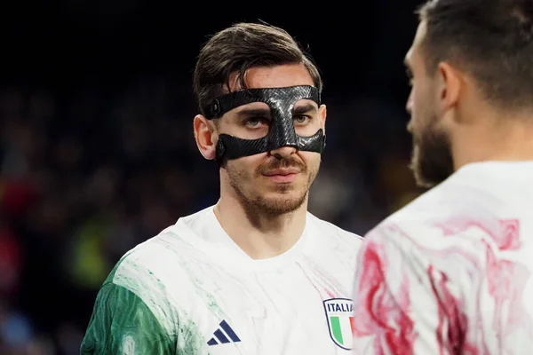 Alex Meret Spelare Italien Kvalificeringsmatchen För Euro 2024 Mellan Italien — Stockfoto